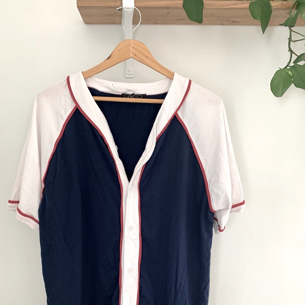 Forever 21 jersey button up